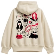 The Devil Wears Prada - Icon Grid - Women's Oversized Fleece Hoodie Sweatshirt