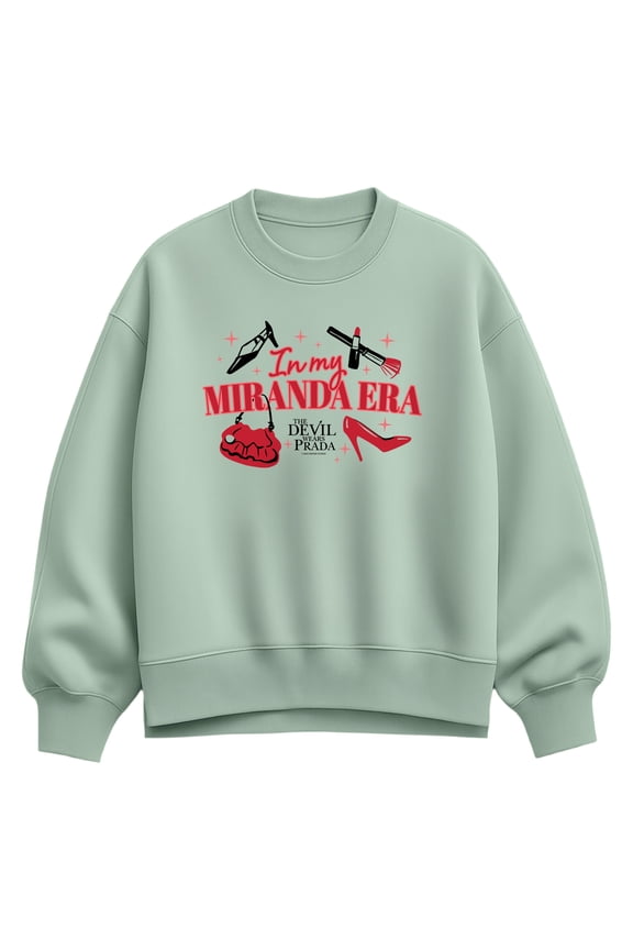- In My Miranda Era - Women's Oversized Fleece Crew Sweatshirt