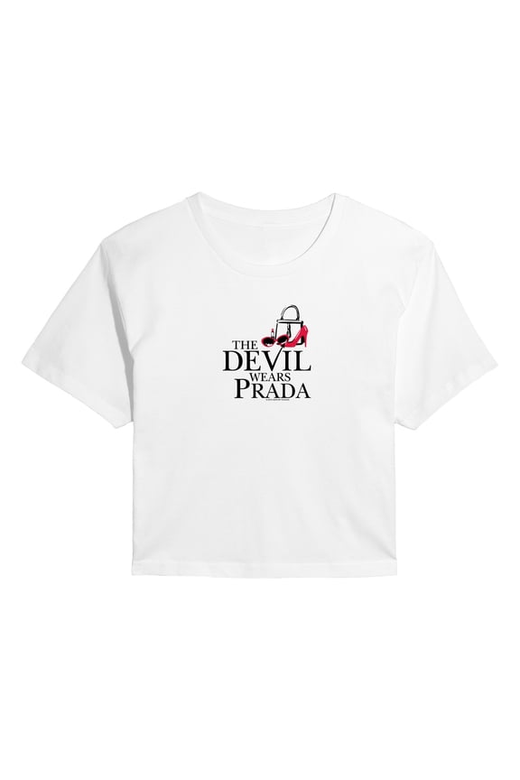 - Logo Icons - Juniors Cropped Graphic T-Shirt