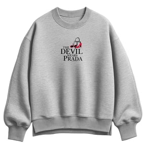 The Devil Wears Prada - Logo Icons - Women's Oversized Fleece Crew Sweatshirt