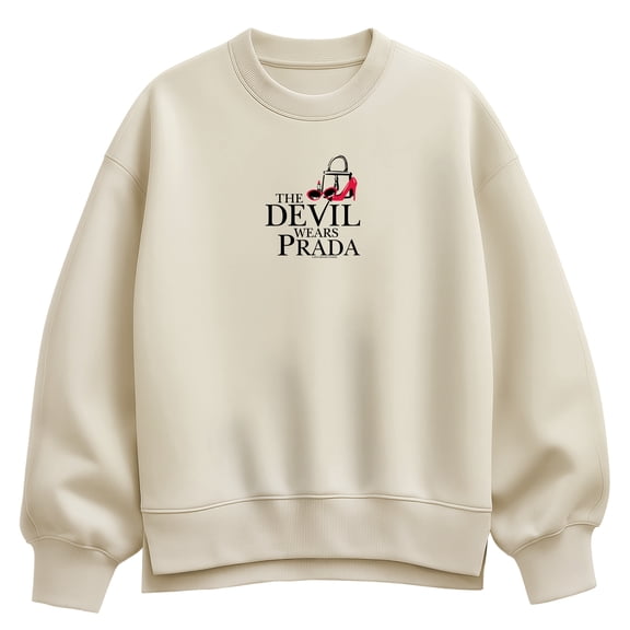 The Devil Wears Prada - Logo Icons - Women's Oversized Fleece Crew Sweatshirt