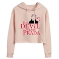 thumbnail image 1 of The Devil Wears Prada - Logo - Juniors Cropped Fleece Hoodie Sweatshirt, 1 of 4
