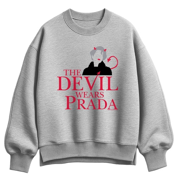The Devil Wears Prada - Logo - Women's Oversized Fleece Crew Sweatshirt