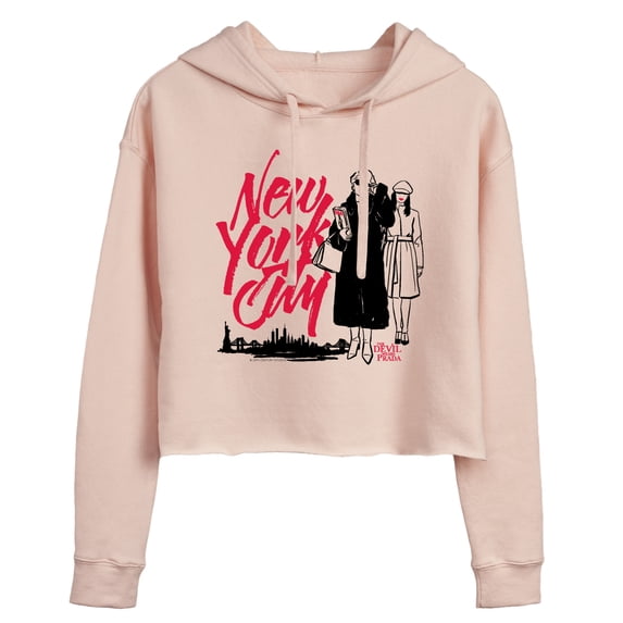 The Devil Wears Prada - New York City - Juniors Cropped Fleece Hoodie Sweatshirt