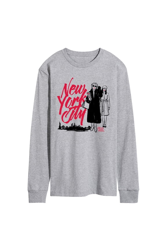 - New York City - Men's Long Sleeve Graphic T-Shirt