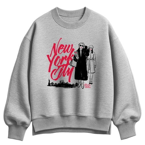 The Devil Wears Prada - New York City - Women's Oversized Fleece Crew Sweatshirt
