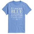 thumbnail image 1 of The Devil Wears Prada - Not Just Blue - Men's Short Sleeve Graphic T-shirt, 1 of 4