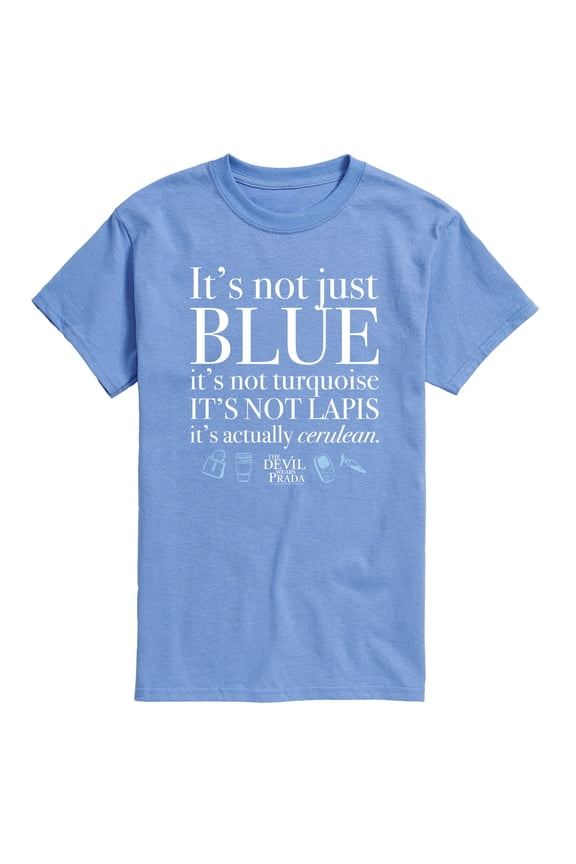 - Not Just Blue - Men's Short Sleeve Graphic T-shirt