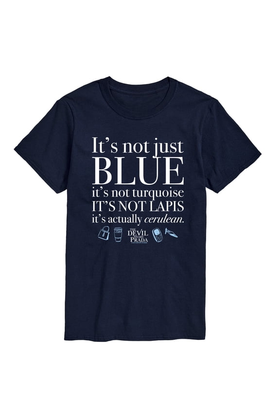- Not Just Blue - Men's Short Sleeve Graphic T-shirt
