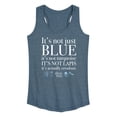 thumbnail image 1 of The Devil Wears Prada - Not Just Blue - Women's Racerback Tank, 1 of 4