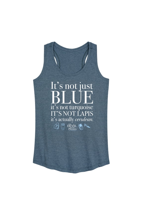 - Not Just Blue - Women's Racerback Tank