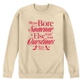 thumbnail image 1 of The Devil Wears Prada - Please Bore Someone Else - Men's Crew Fleece Sweatshirt, 1 of 3