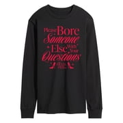 The Devil Wears Prada - Please Bore Someone Else - Mens Long Sleeve Graphic T-Shirt