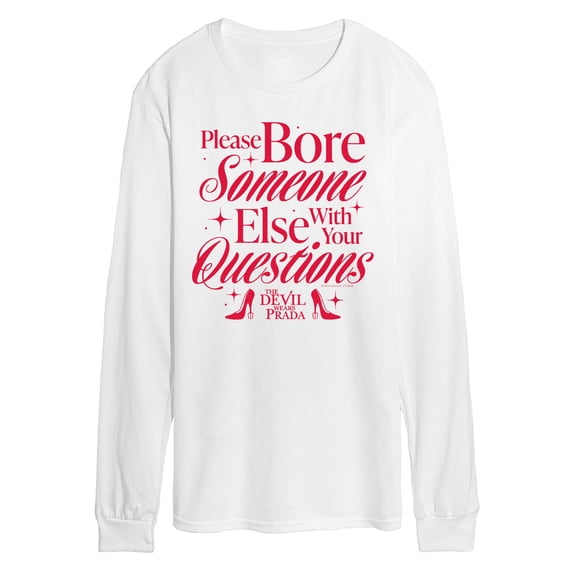 The Devil Wears Prada - Please Bore Someone Else - Men's Long Sleeve Graphic T-Shirt