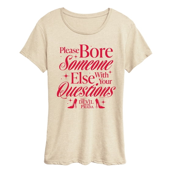 The Devil Wears Prada - Please Bore Someone Else - Women's Short Sleeve Graphic T-Shirt