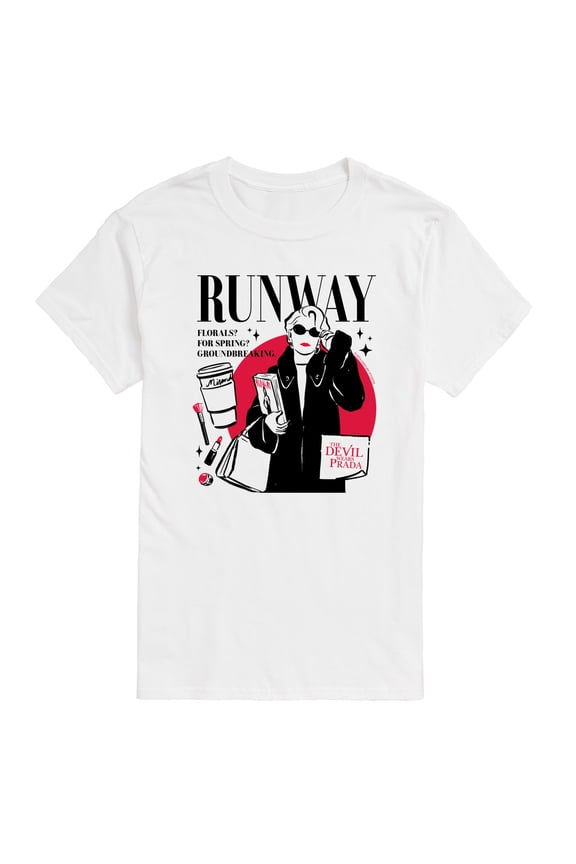 - Runway Miranda - Men's Short Sleeve Graphic T-Shirt