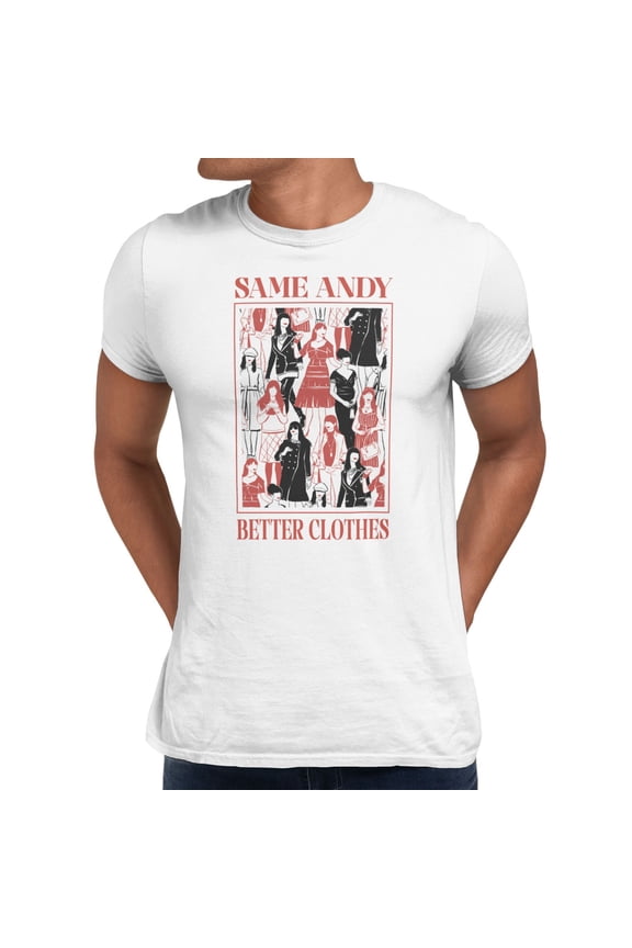 The Devil Wears Prada Same Andy Pattern Square Men's T Shirt (White, S-XXXL)