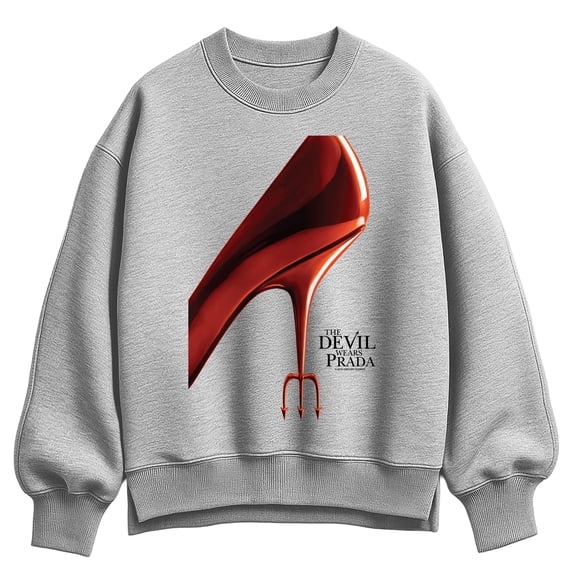 The Devil Wears Prada - Shoe - Women's Oversized Fleece Crew Sweatshirt