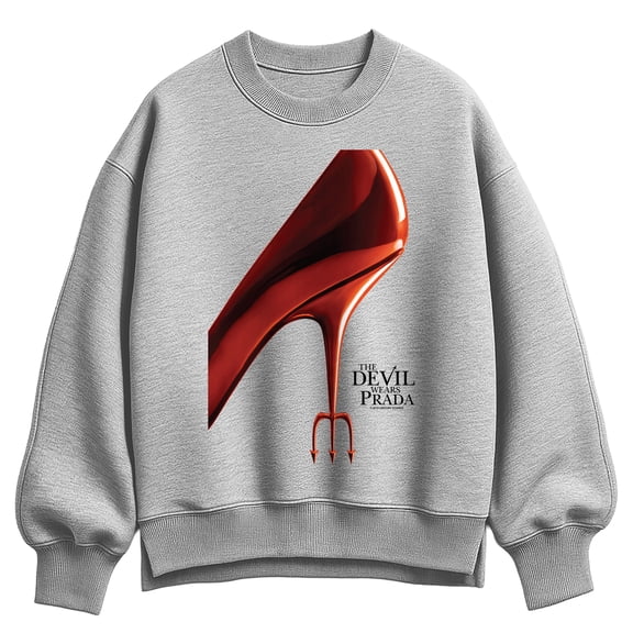 The Devil Wears Prada - Shoe - Women's Oversized Fleece Crew Sweatshirt