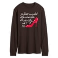 thumbnail image 1 of The Devil Wears Prada - What Would Miranda Do - Men's Long Sleeve Graphic T-shirt, 1 of 3
