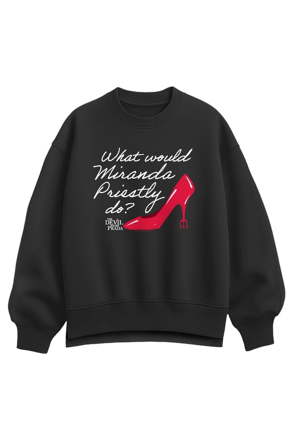 - What Would Miranda Do - Women's Oversized Fleece Crew Sweatshirt