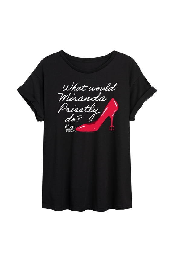- What Would Miranda Do - Women's Oversized Graphic T-shirt