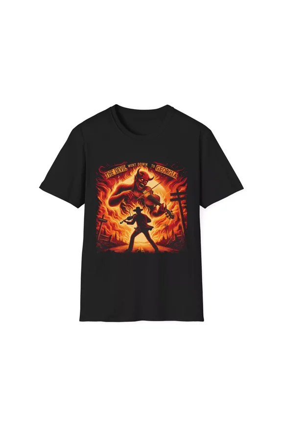 The Devil Went Down to Georgia T-Shirt – Southern Rock tee