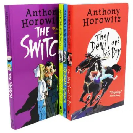 The Devil and His Boy; Groosham Grange; Return to Groosham Grange; The Switch by Anthony Horowitz (Paperback Collection)