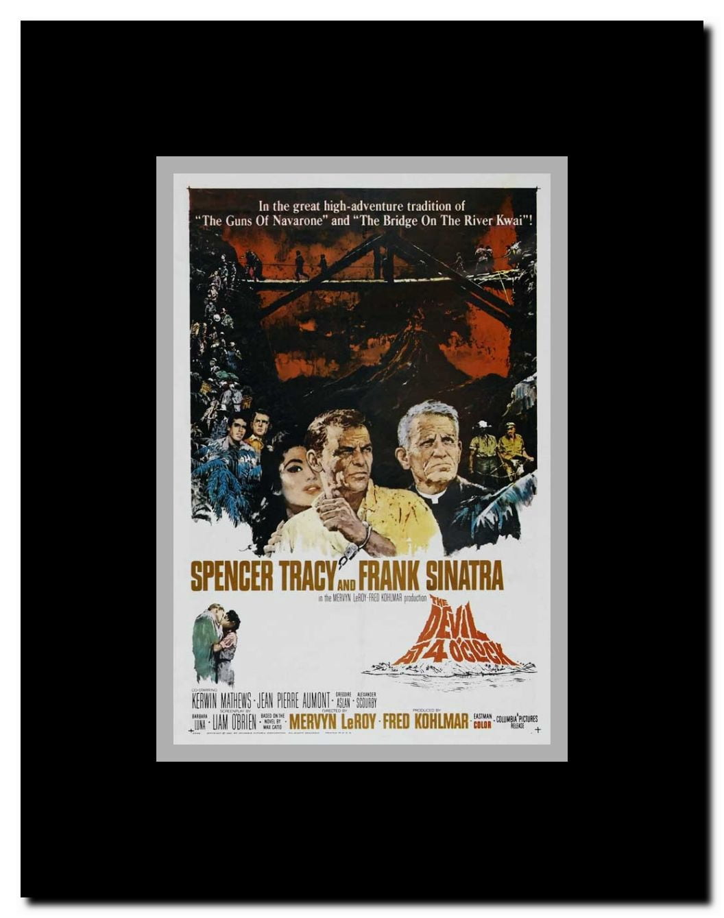 The Devil at 4 O'Clock Framed Movie Poster