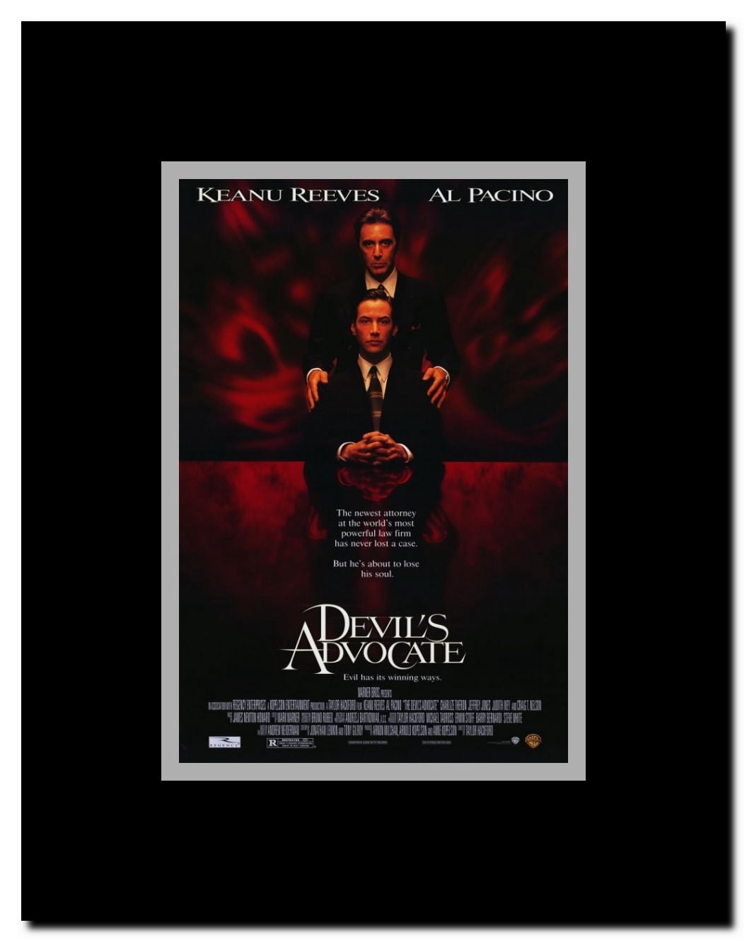 The Devil's Advocate Framed Movie Poster