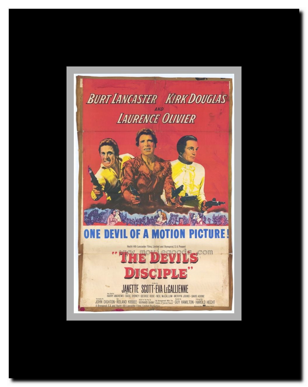 The Devil's Disciple Framed Movie Poster