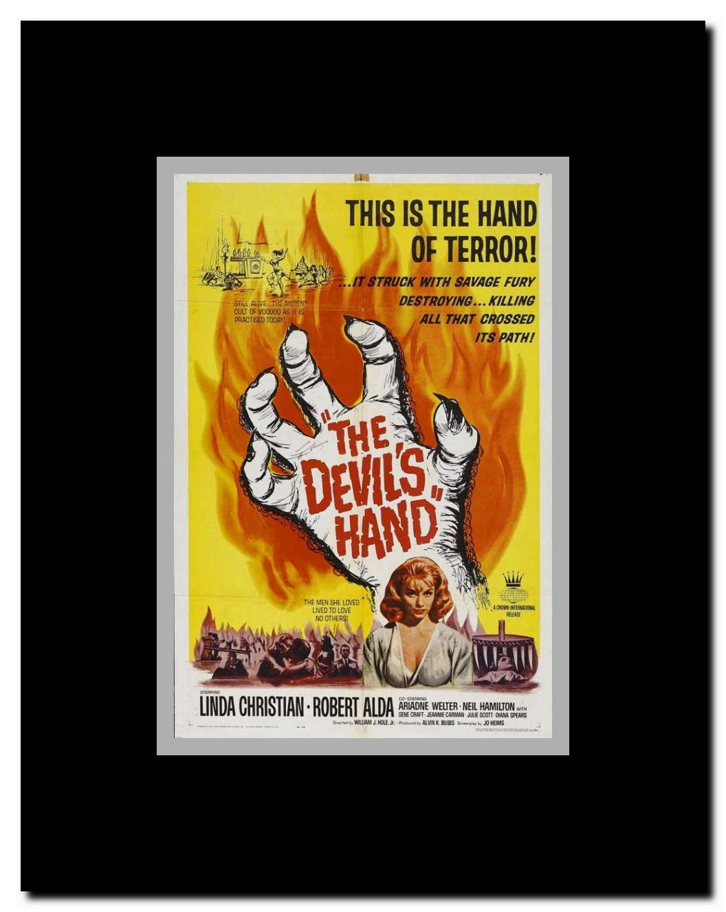 The Devil's Hand Framed Movie Poster