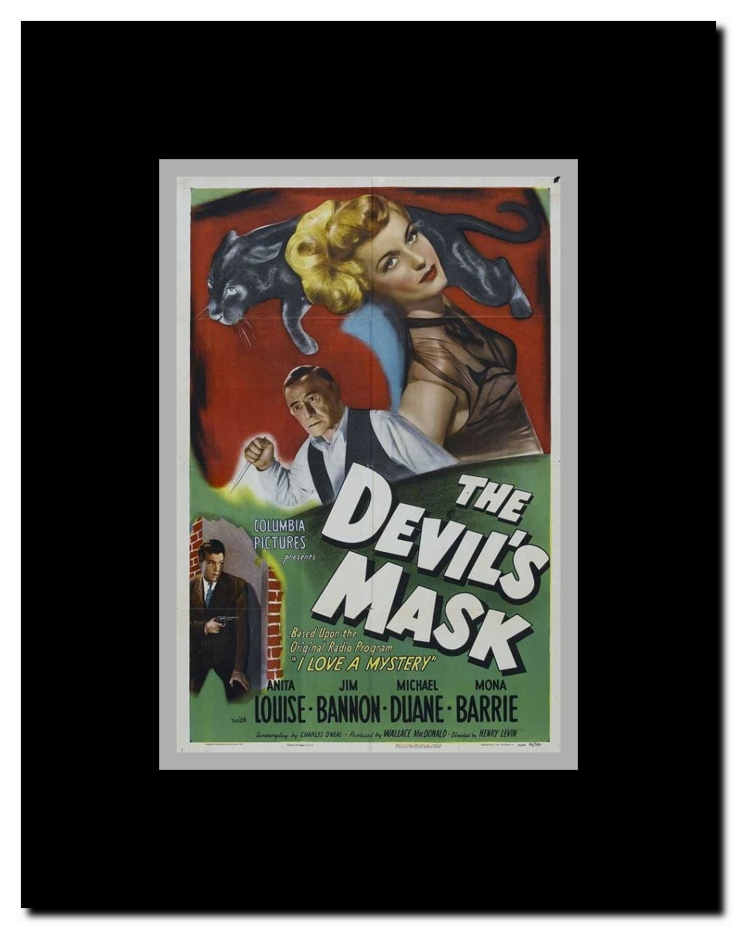 The Devil's Mask Framed Movie Poster