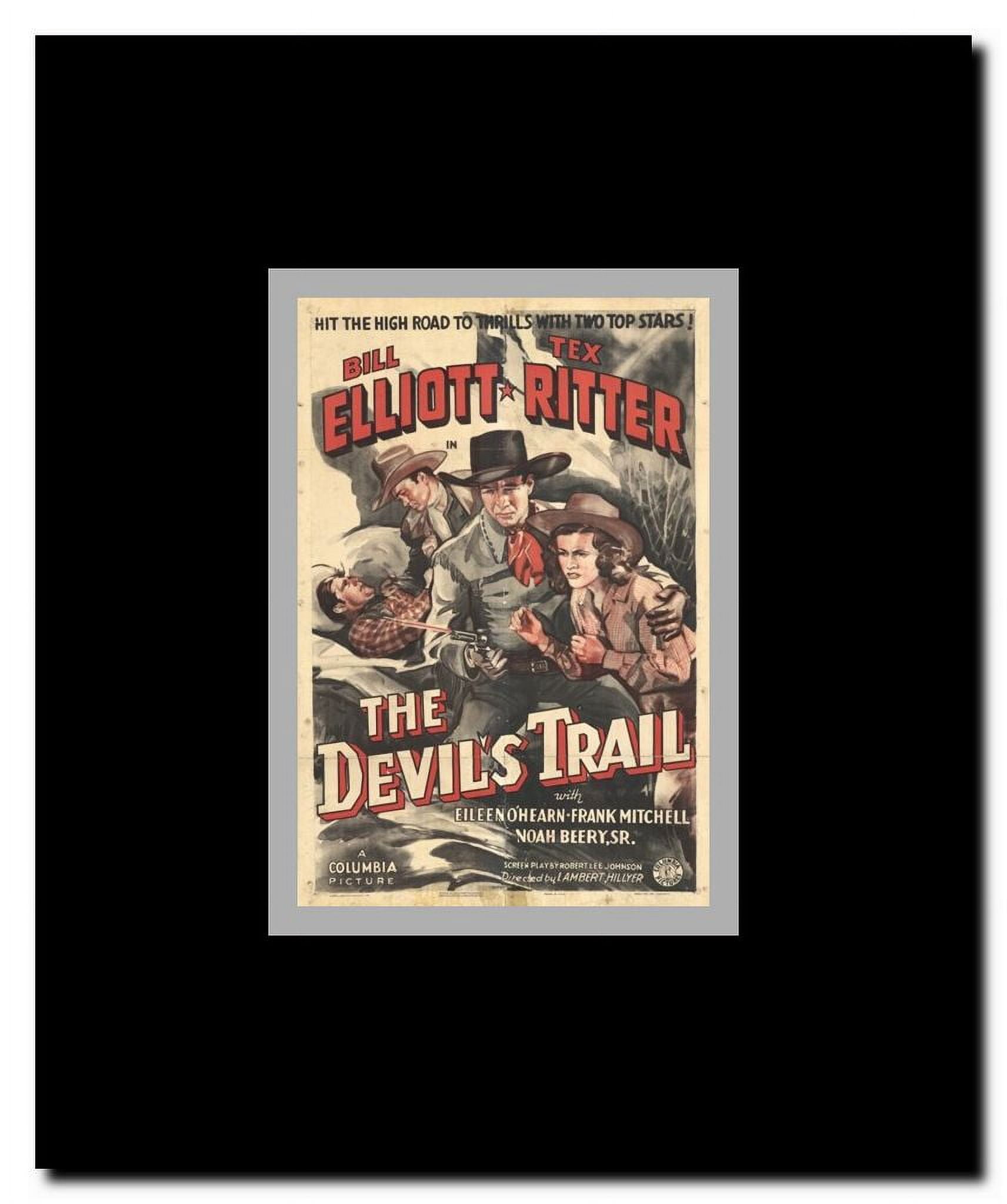 The Devil's Trail Framed Movie Poster
