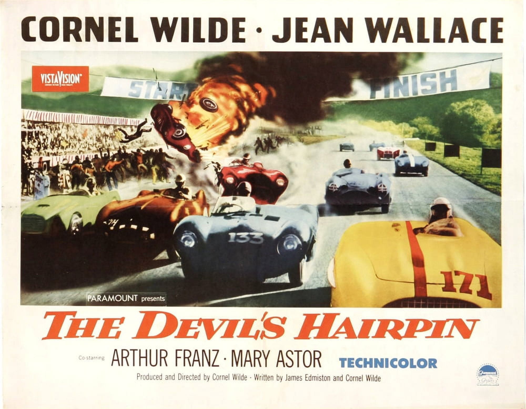 The DevilS Hairpin Canvas Art - (28 x 22)