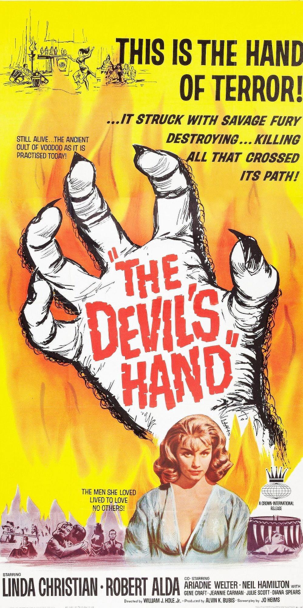 The DevilS Hand Canvas Art - (11 x 17)