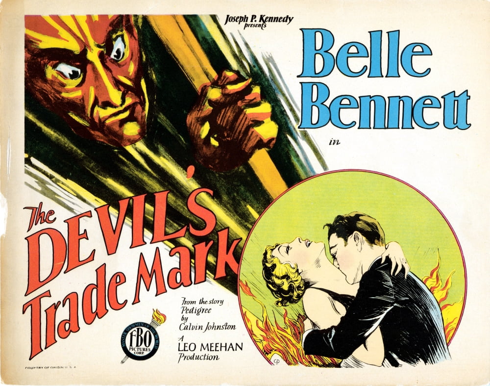 The DevilS Trademark Canvas Art - (28 x 22)