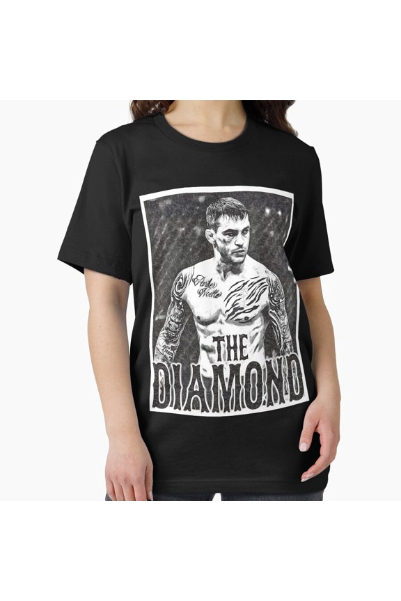 The Diamond Dustin Poirier MMA Fighter Retro Tribute Unisex T-Shirt, up to size 5XL