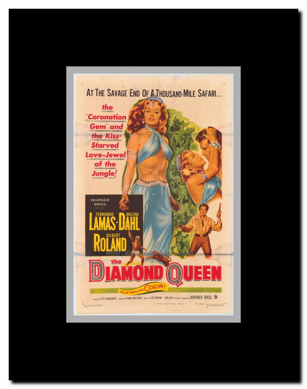 The Diamond Queen Framed Movie Poster