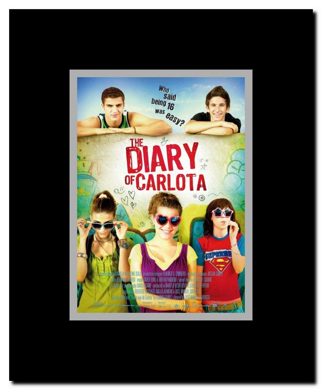 The Diary of Carlota Framed Movie Poster