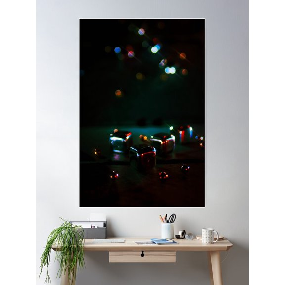 The Dice -- Part Ii Poster Wall Art, Modern Wall Decor For Living Room Bedroom, 16x24 UNFRAMED