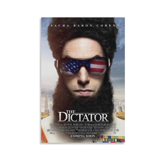 The Dictator Movie Poster Wall Art Picture Painting Poster Canvas Print Posters Artworks Bedroom Living Room Decor 24x36inch(60x90cm)