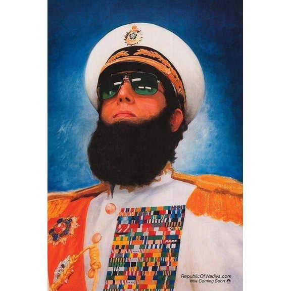 The Dictator mini movie poster (Sacha Baron Cohen)