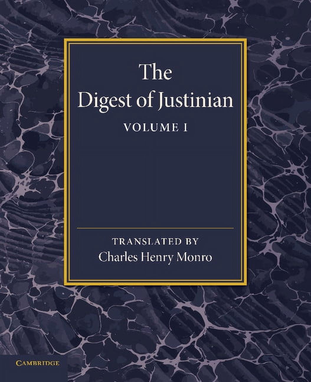 The Digest of Justinian: Volume 1, (Paperback) - Walmart.com