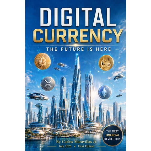 The Digital Future Is Here Digital Currency: A Beginners Guide to Cryptocurrency & Blockchain Technology, Book 1, (Paperback)