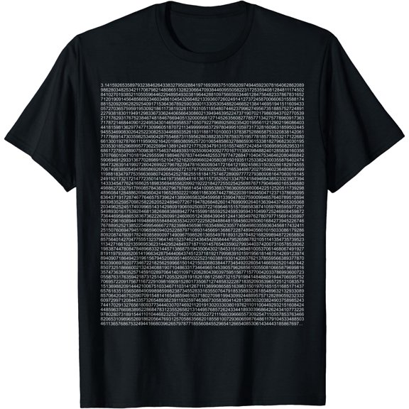 The Digits of Pi - Funny Math Teacher, Mathematics Number T-Shirt