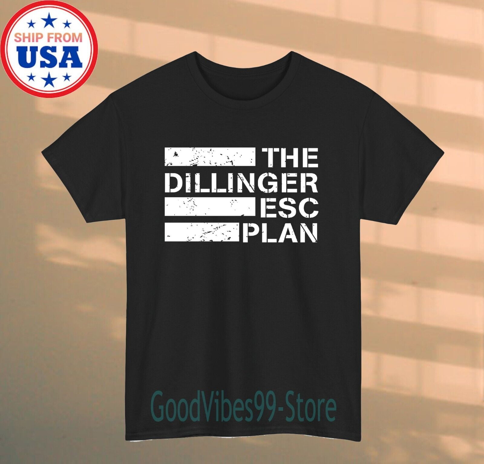 The Dillinger Escape Plan Men s Black T shirt Size S 5XL Walmart