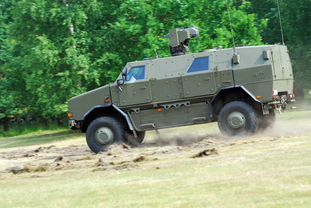 The Dingo 2 in use by the Belgian Army Canvas Art - Luc De JaegerStocktrek Images (17 x 12)