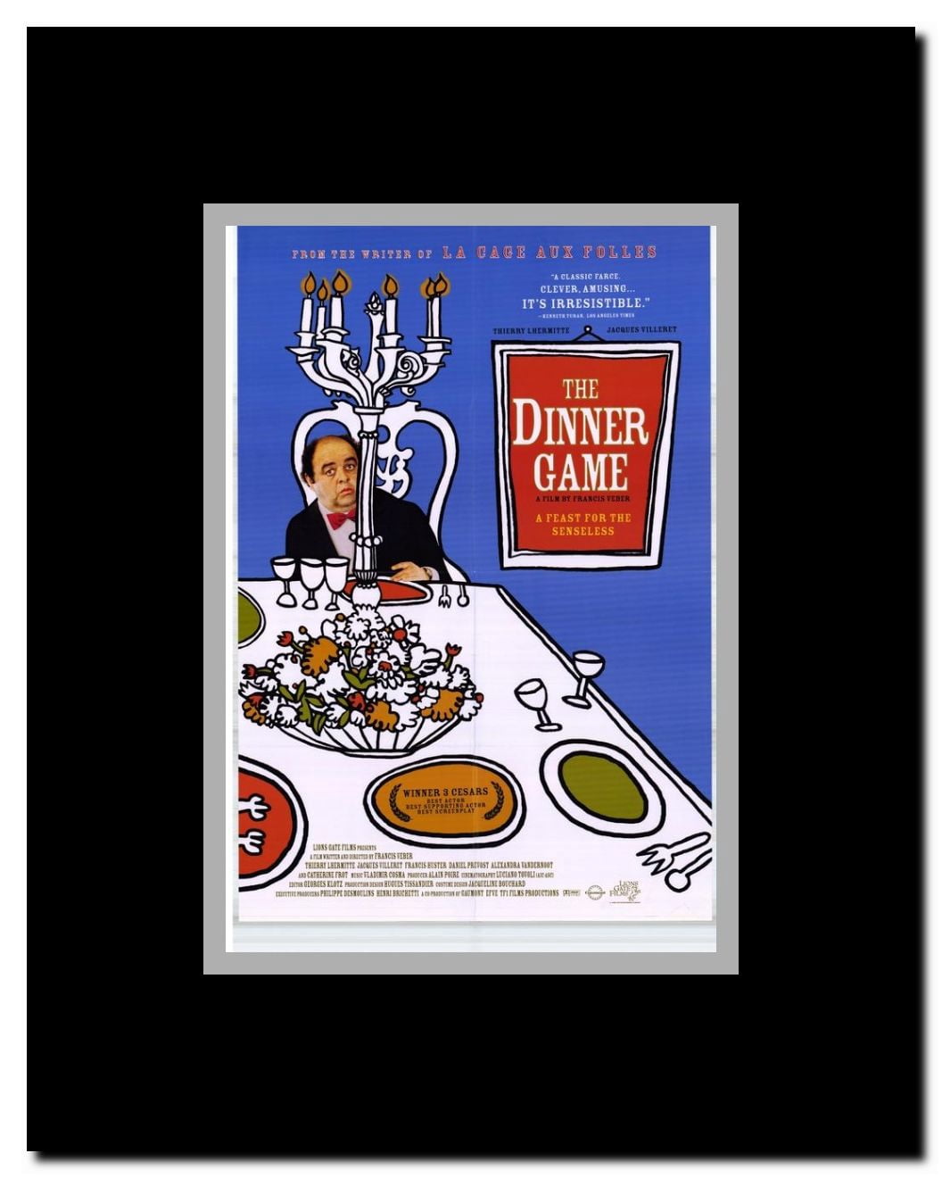The Dinner Game Framed Movie Poster