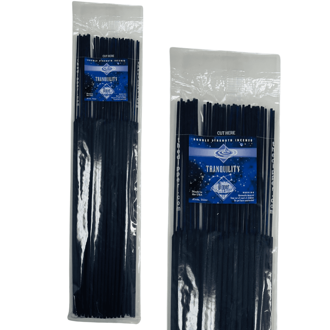 The Dipper 19" Jumbo Incense Sticks 50 Count Pack Double Strength  - Tranquility